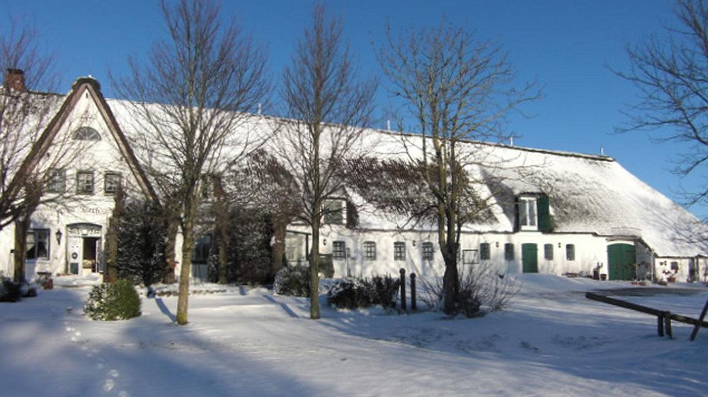 Hotel, Restaurant, Cafe Pharisaeerhof - Nordseeurlaub Mit Hund Nordstrand Exterior foto